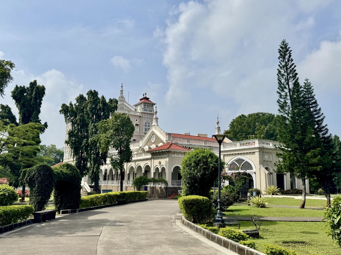 Exterior view of Aga Khan Palace in Pune